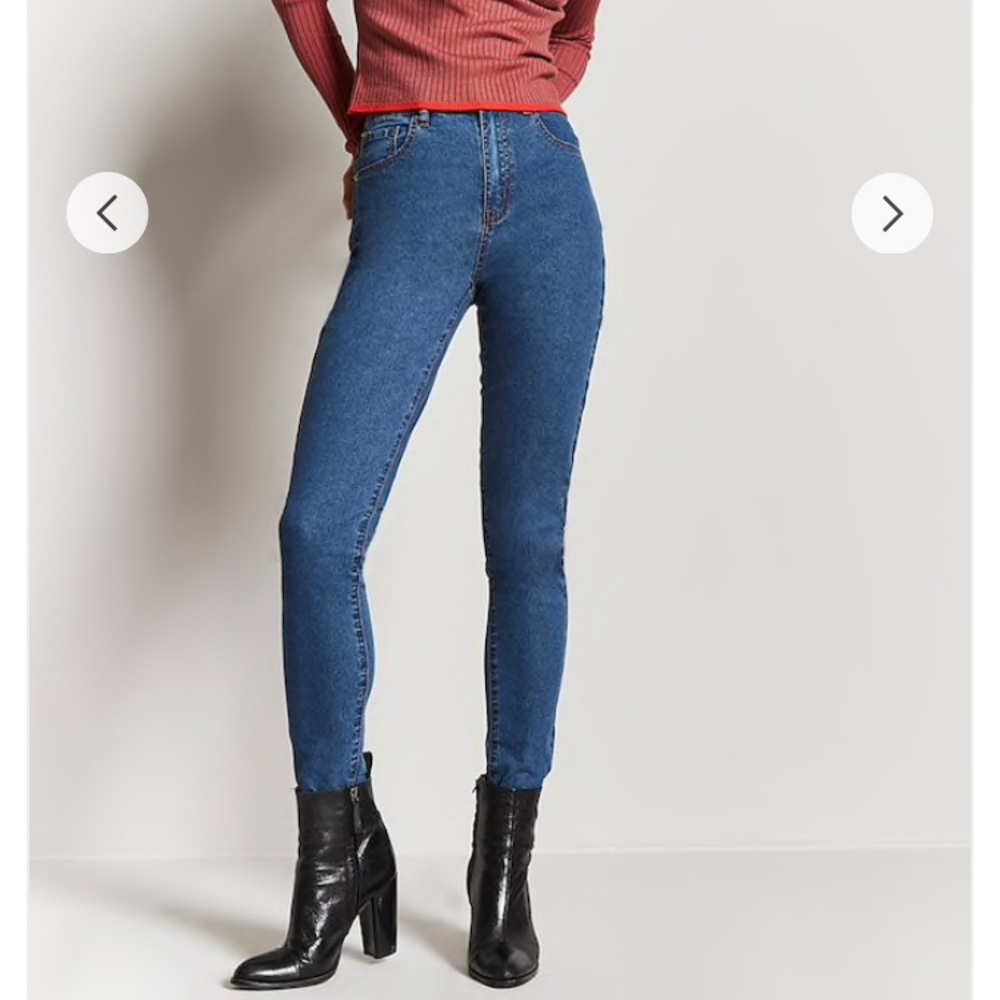 New with tags forever 21 high waisted skinny jeans